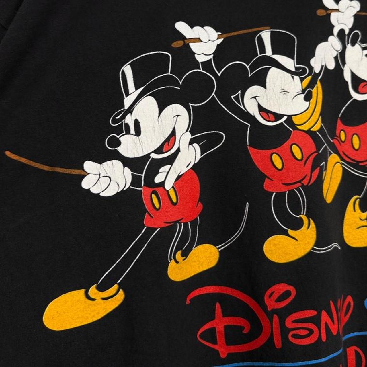 Vintage 90s Disney MGM Studios Mickey Mouse Black T Shirt (Boxy XXL/XXXL, See Measurements)