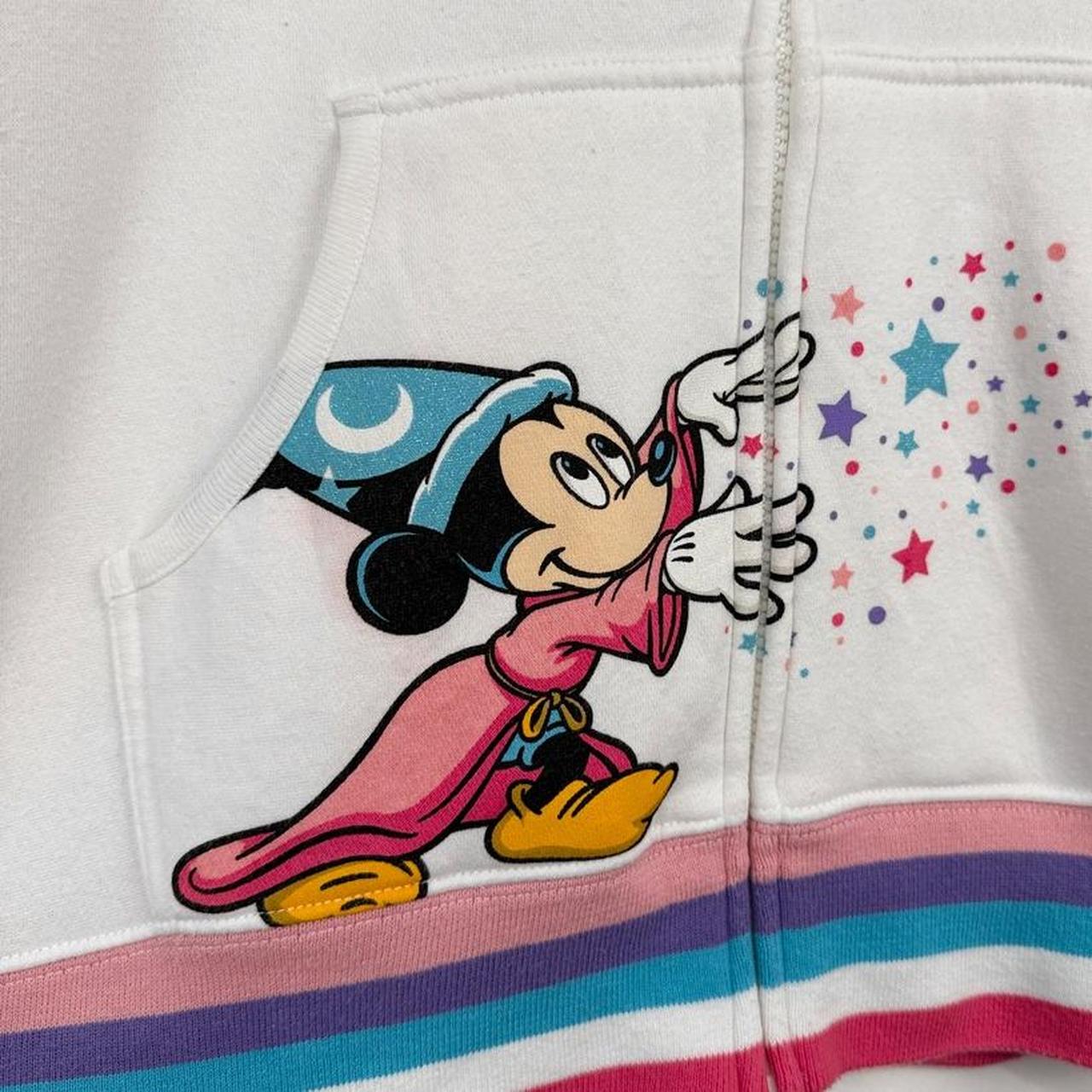 Walt Disney World 2013 Embroidered White Zip Up Hoodie (XXL)