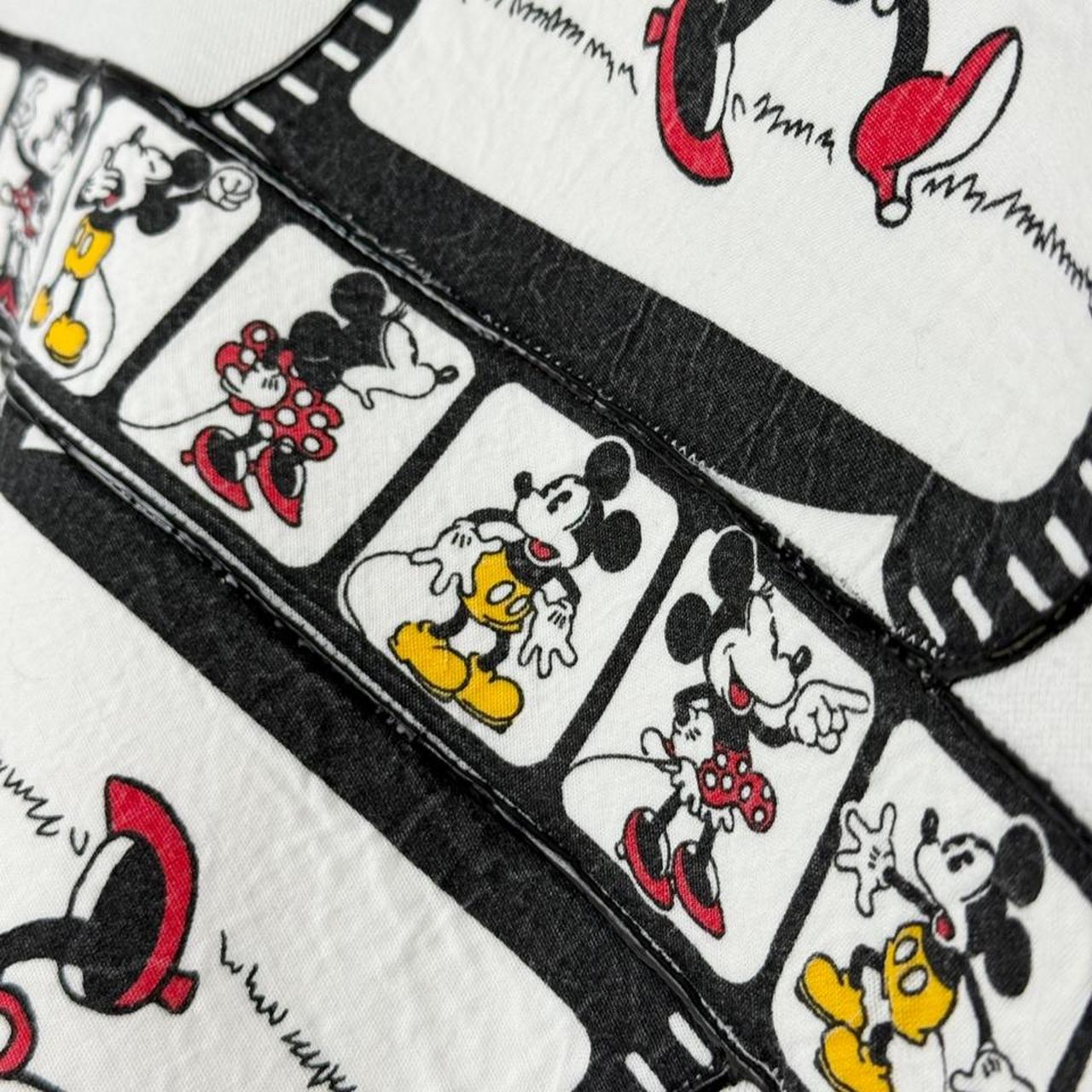 Vintage 90s Mickey & Minnie Film Reel White Sweatshirt (M)