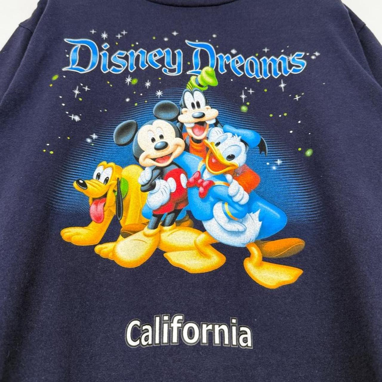 Disney Dreams California Mickey & Friends Navy Blue T Shirt (M)