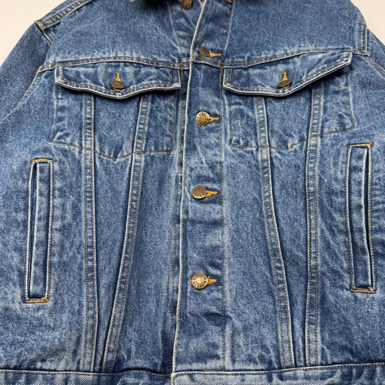 Vintage 90s Winnie The Pooh & Friends Embroidered Blue Denim Jacket (S/M)