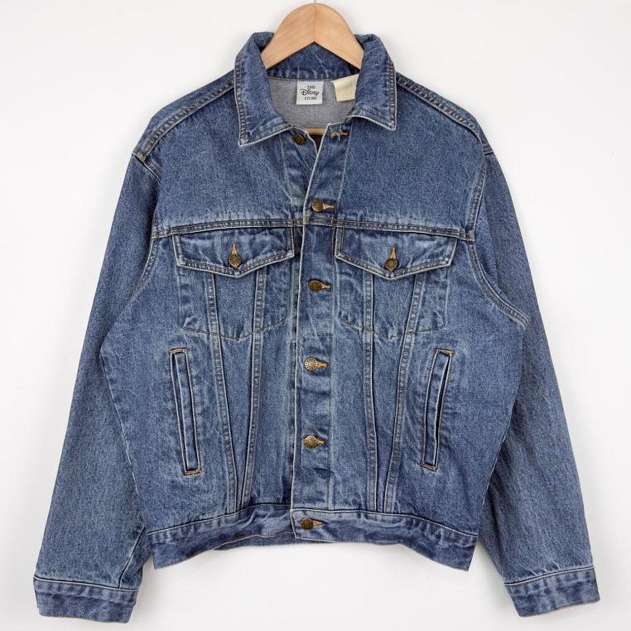 Vintage 90s Winnie The Pooh & Friends Embroidered Blue Denim Jacket (S/M)
