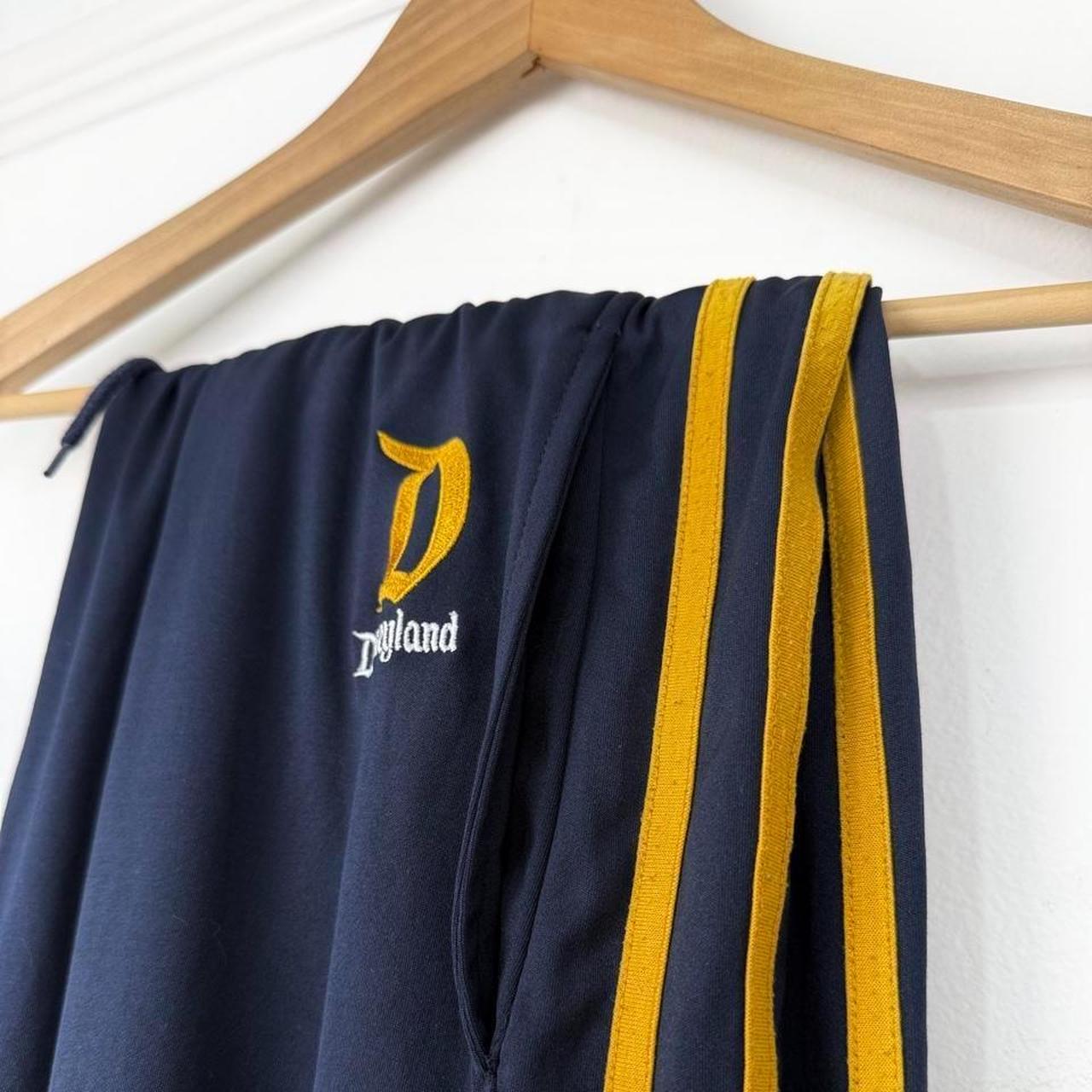 Disneyland Embroidered Striped Navy Blue Joggers (L/XL)