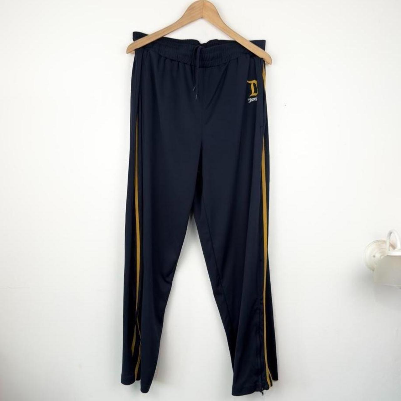Disneyland Embroidered Striped Navy Blue Joggers (L/XL)