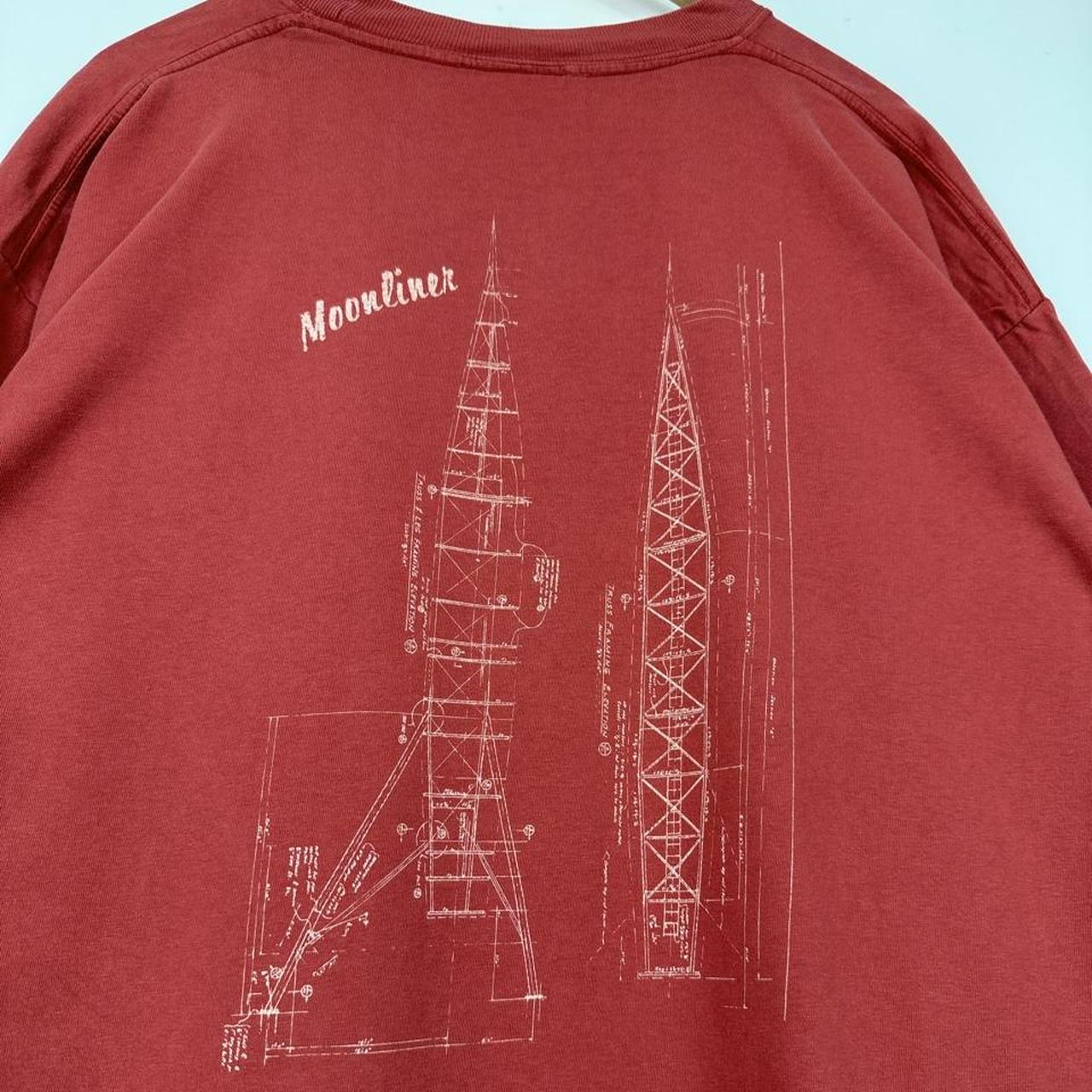 Vintage 00s Disneyland Tomorrowland Moonliner T Shirt (XXL)