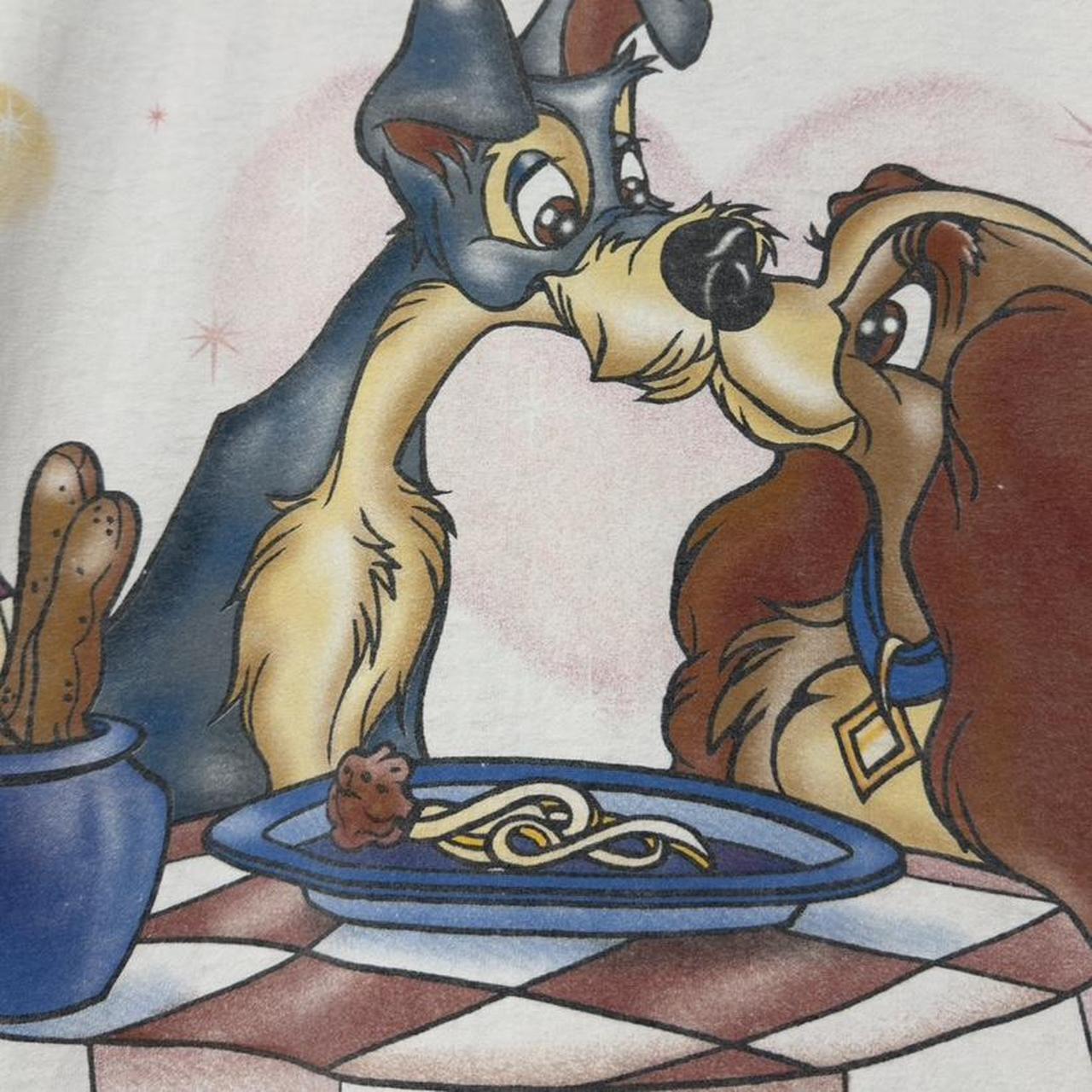 Vintage Lady and the Tramp 90s T Shirt (Long XXL)