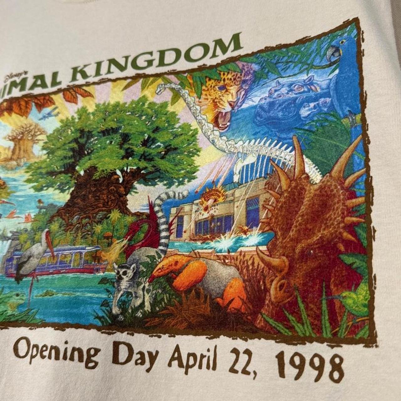 Vintage 1998 Disney's Animal Kingdom Opening Day T Shirt (M)
