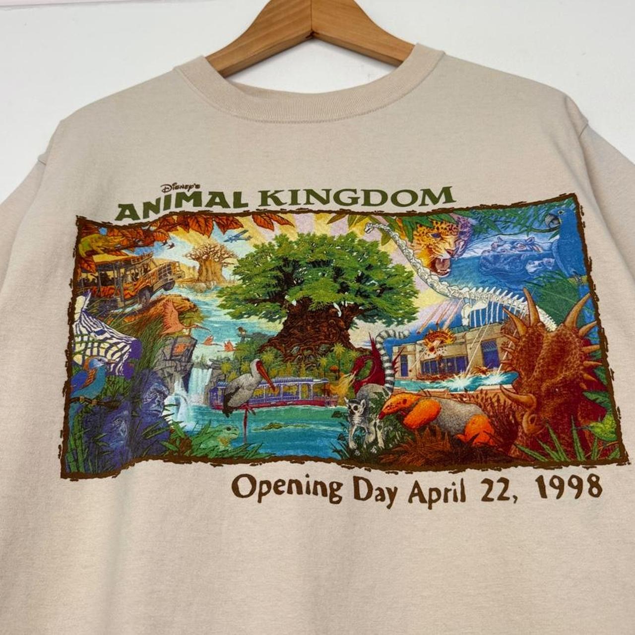 Vintage 1998 Disney's Animal Kingdom Opening Day T Shirt (M)
