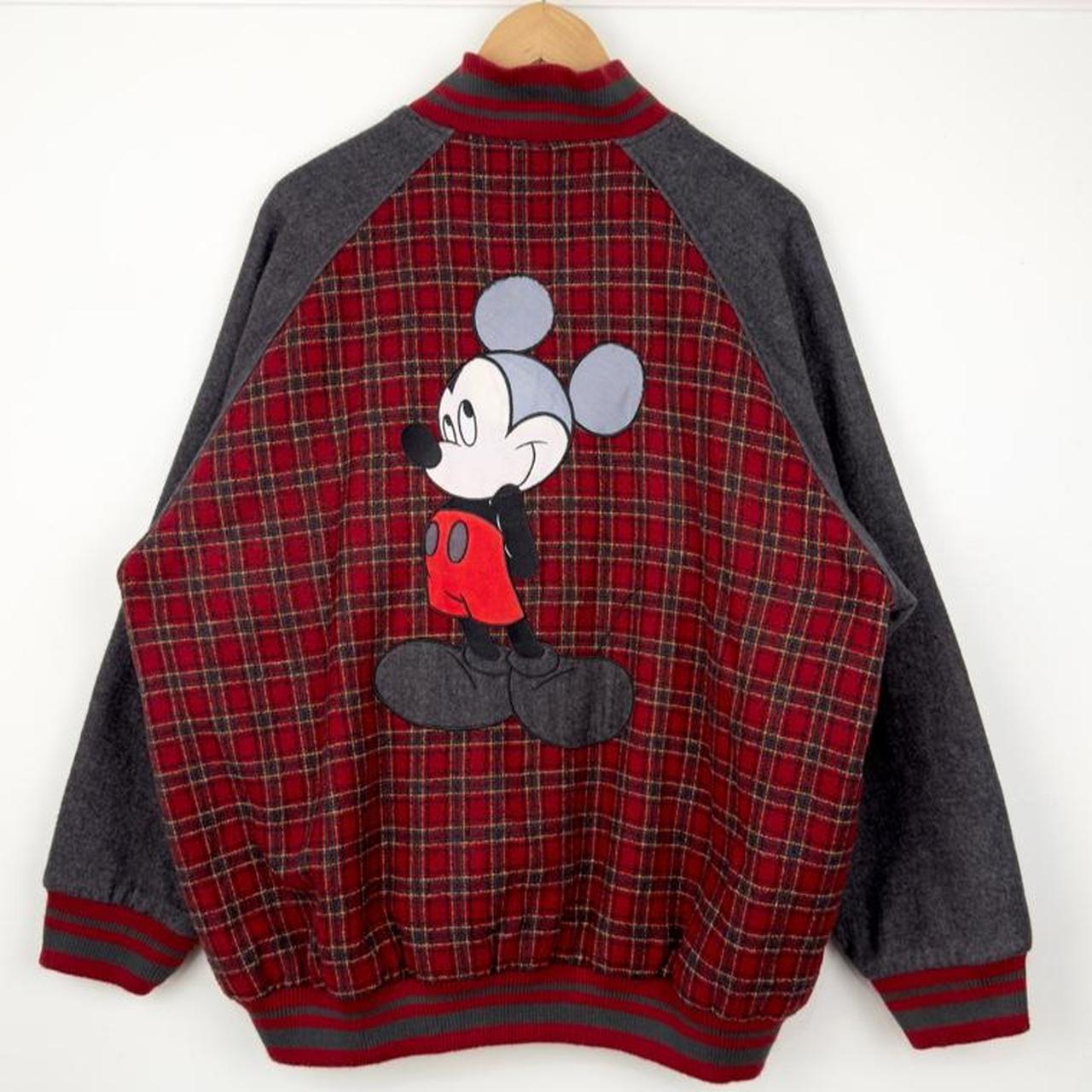 Vintage 90s Mickey Mouse Varsity Bomber Jacket (L)