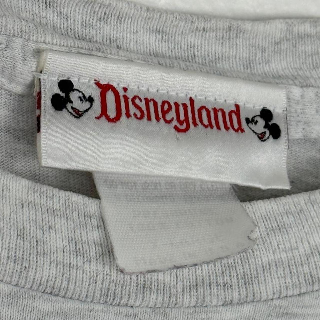 Vintage 90s/00s Disneyland Character Spell Out Grey T Shirt (XL)