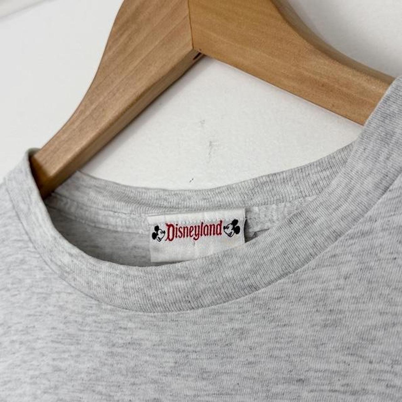 Vintage 90s/00s Disneyland Character Spell Out Grey T Shirt (XL)