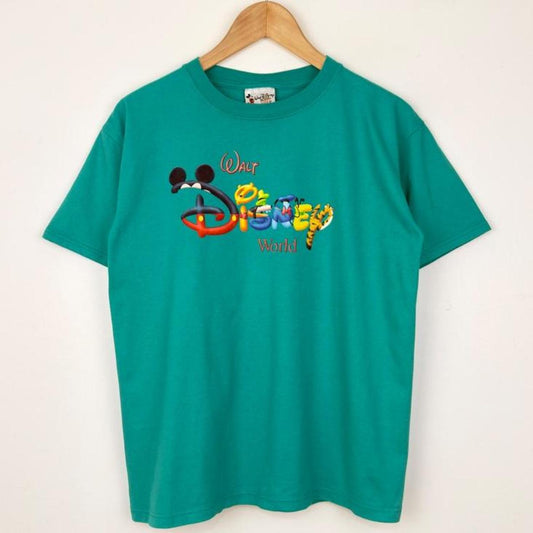 Vintage 00s Walt Disney World Spell Out T Shirt (Kids Size/Maybe Adult S)