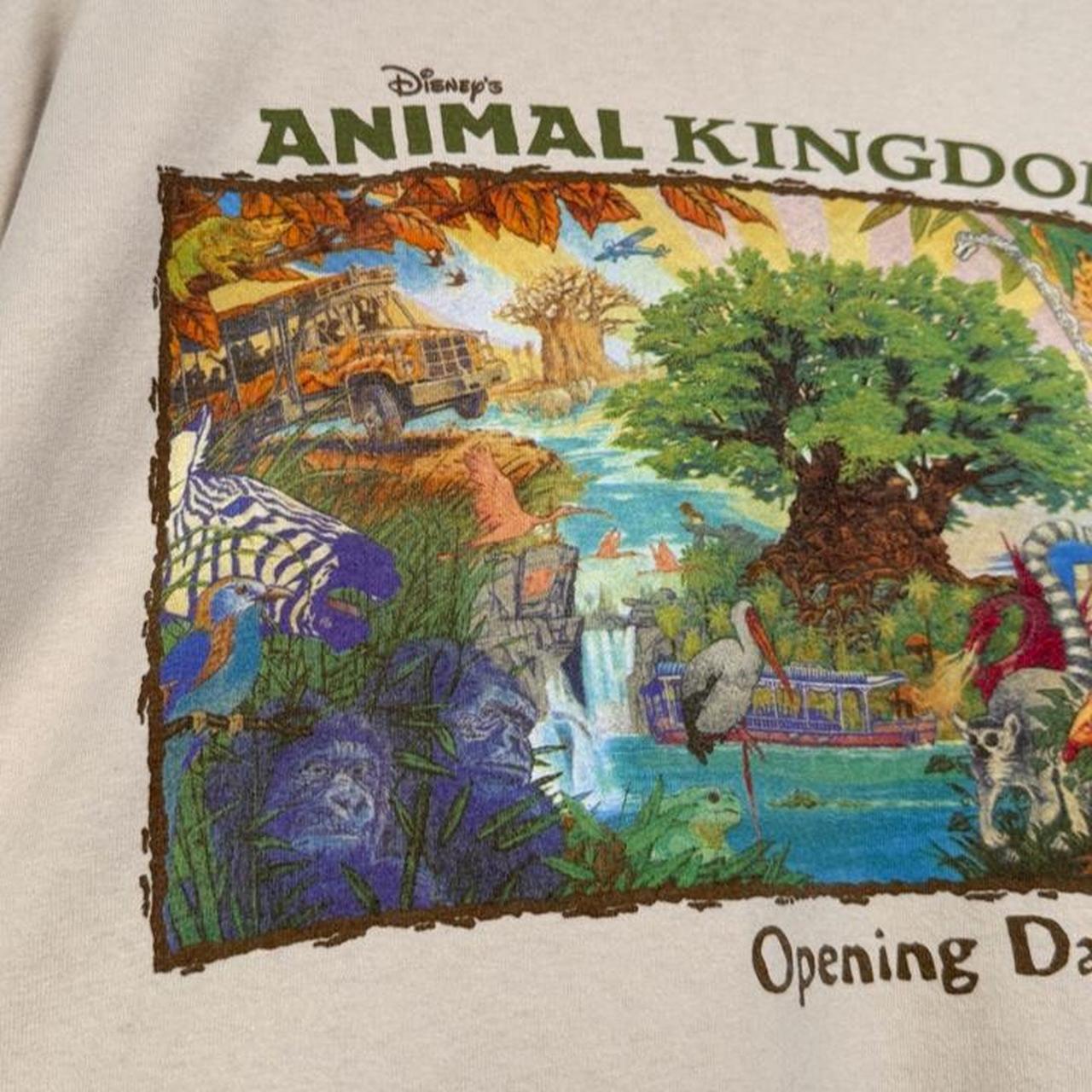 Vintage 1998 Disney's Animal Kingdom Opening Day T Shirt (XXL)