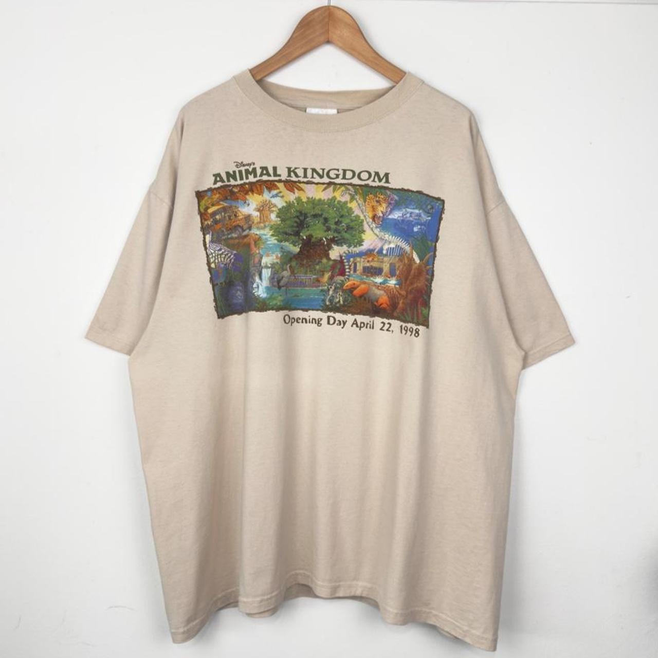 Vintage 1998 Disney's Animal Kingdom Opening Day T Shirt (XXL)