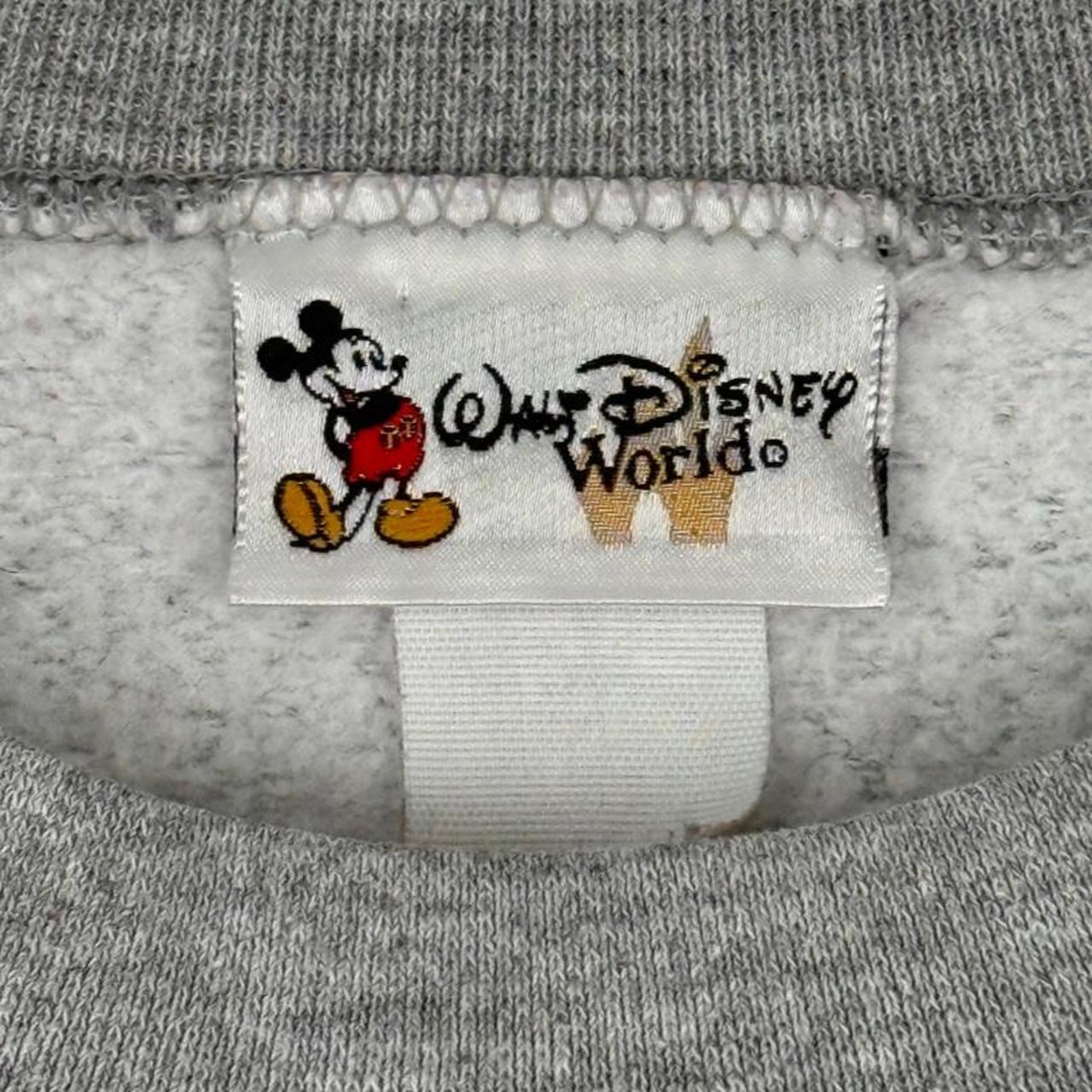 Vintage 00s Walt Disney World Mickey Mouse Grey Sweatshirt (L/XL)
