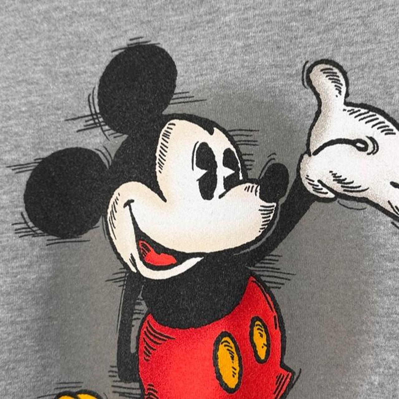 Vintage 00s Walt Disney World Mickey Mouse Grey Sweatshirt (L/XL)
