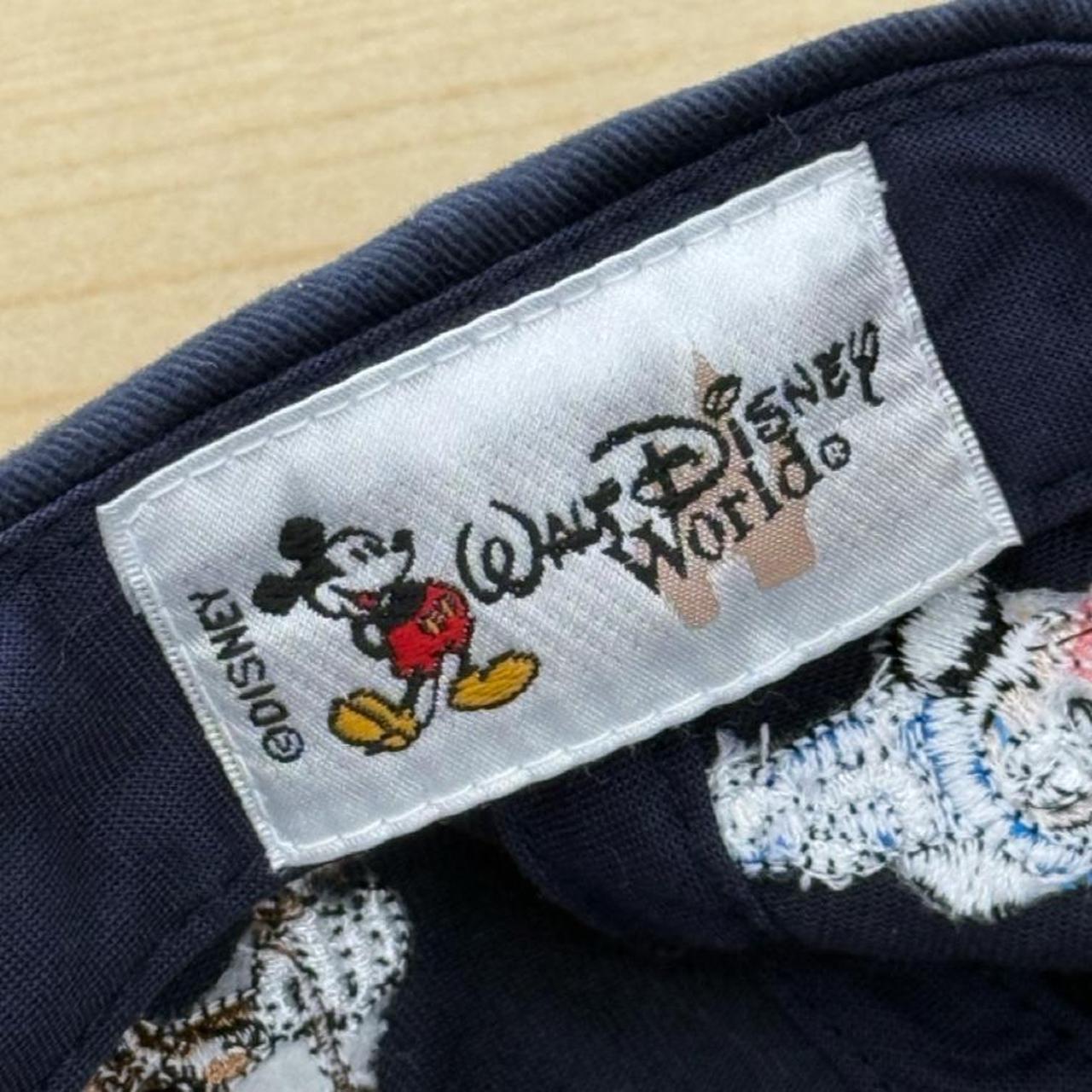 Vintage 00s Mickey Through The Years Embroidered Disney World Navy Cap (Adult)