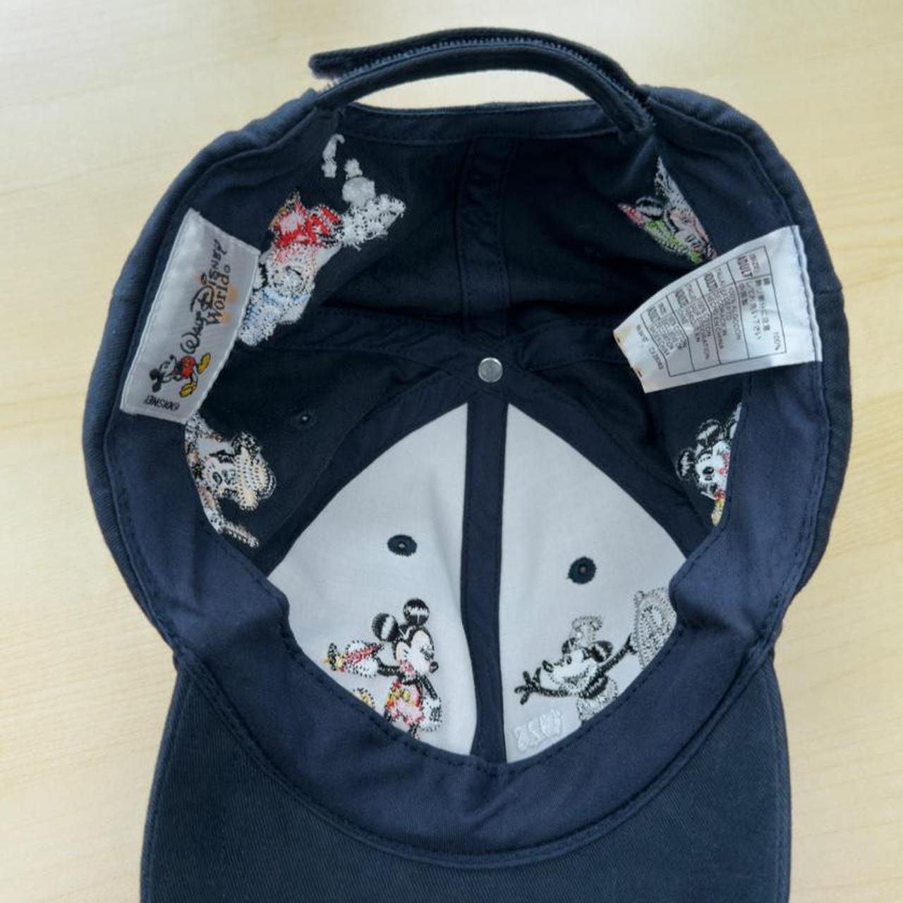 Vintage 00s Mickey Through The Years Embroidered Disney World Navy Cap (Adult)