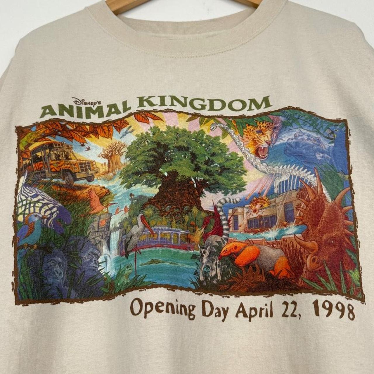 Vintage 1998 Disney's Animal Kingdom Opening Day T Shirt (XL)