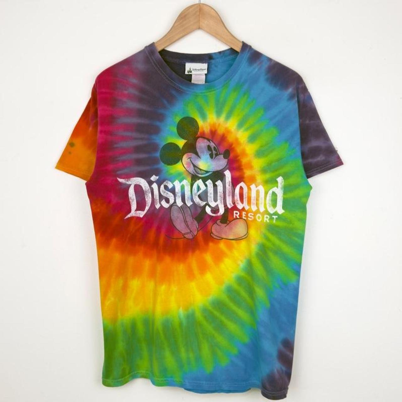 Disneyland Resort Mickey Mouse Multicoloured Tie Dye T Shirt (M)