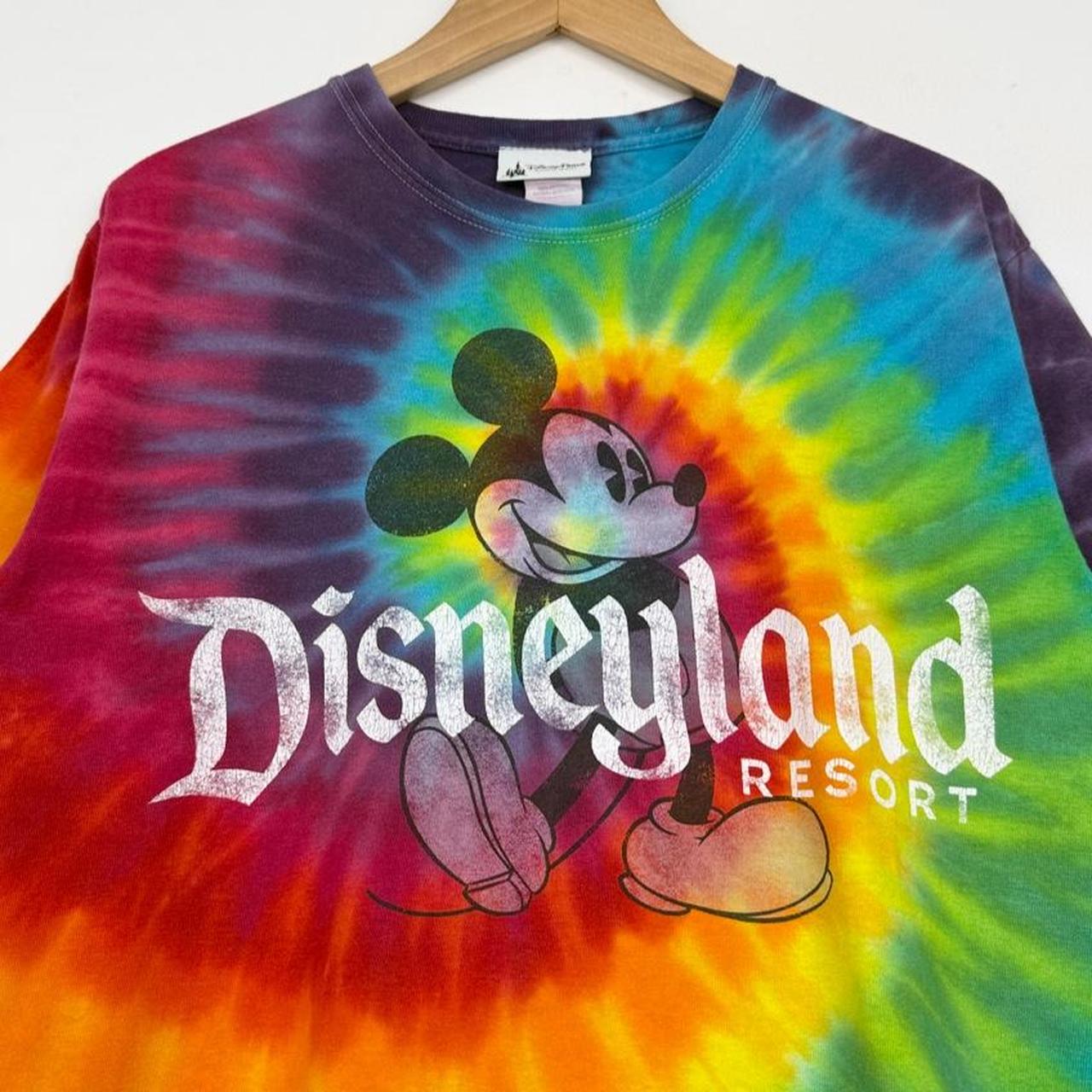 Disneyland Resort Mickey Mouse Multicoloured Tie Dye T Shirt (M)