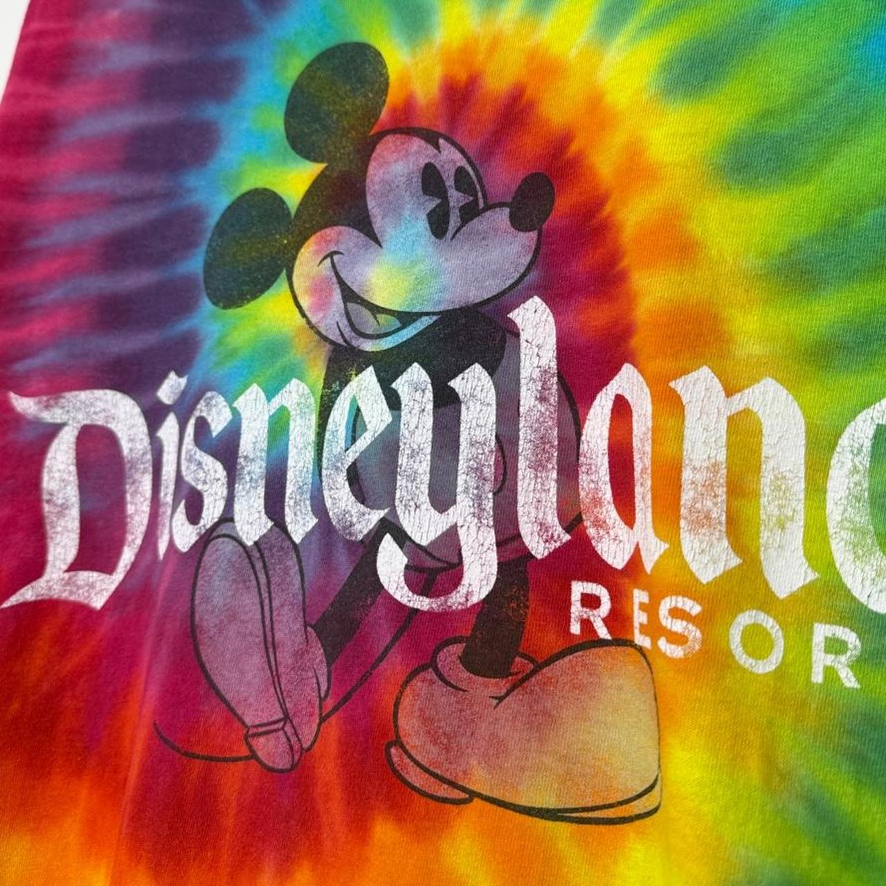 Disneyland Resort Mickey Mouse Multicoloured Tie Dye T Shirt (M)