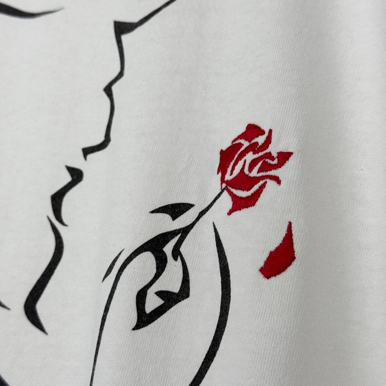 Vintage 90s Beauty And The Beast Broadway Musical Tour White T Shirt (XL)