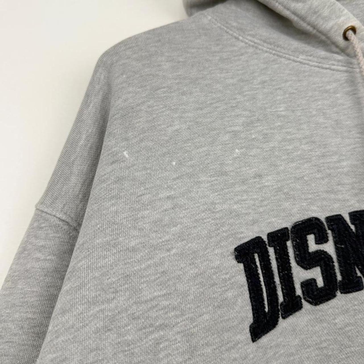 Vintage 00s Disneyland Spell Out Embroidered Grey Hoodie (XL)