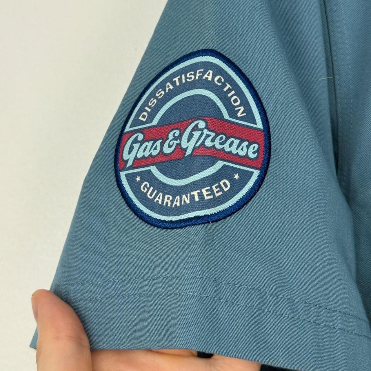 Vintage 00s Walt Disney World Grumpy's Garage Blue Shirt (M)