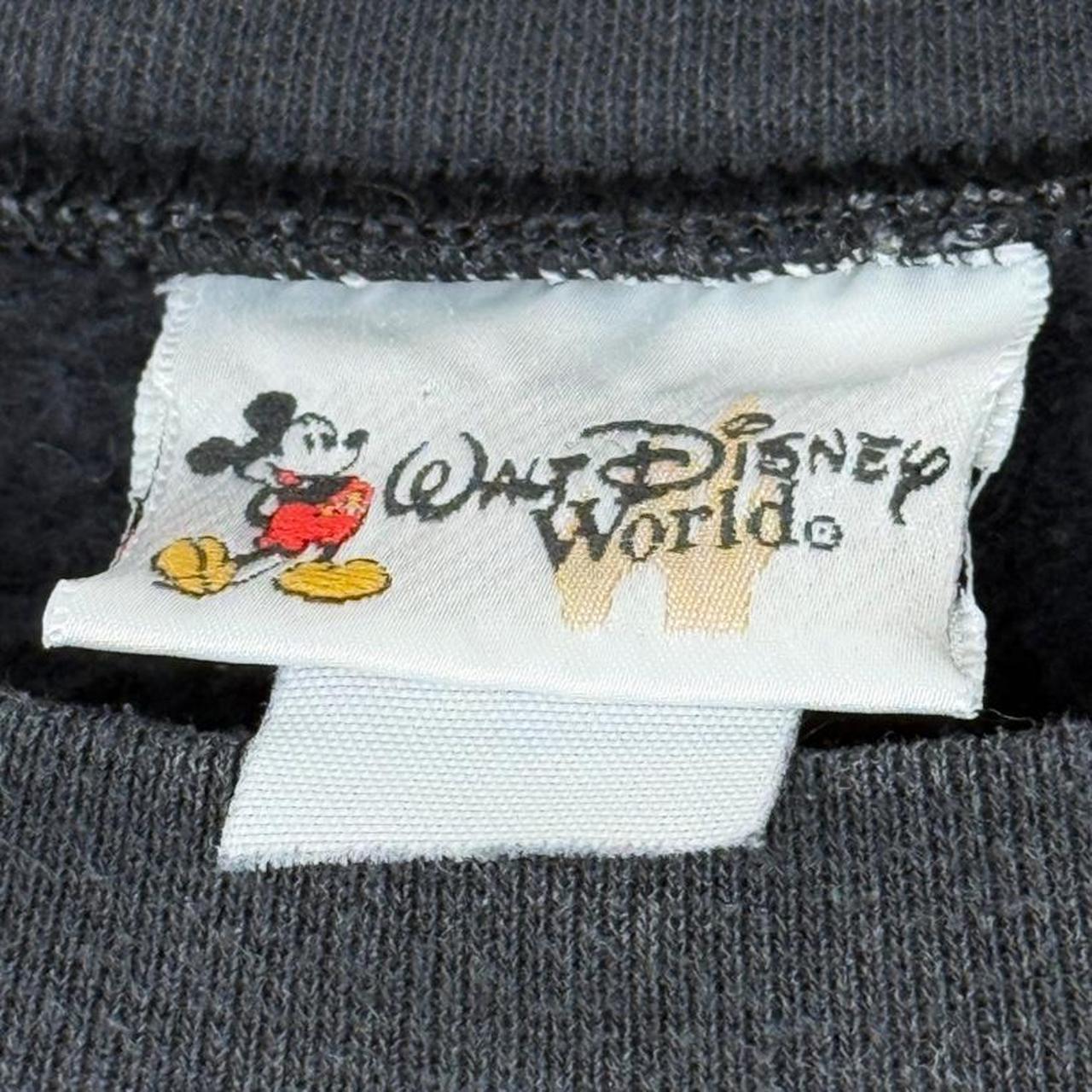 Vintage 2000 Epcot Sorcerer Mickey Disney World Black Sweatshirt (XL)