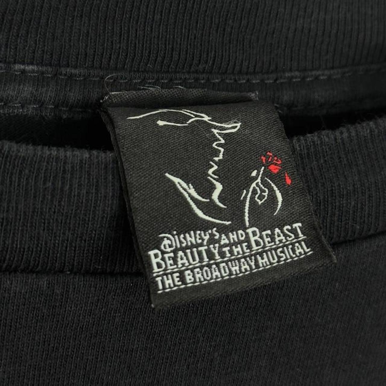 Vintage Disney's Beauty And The Beast Broadway Musical Black T Shirt (XL)